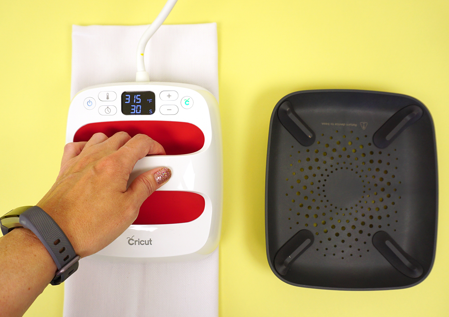 applying pressure to project with easypress