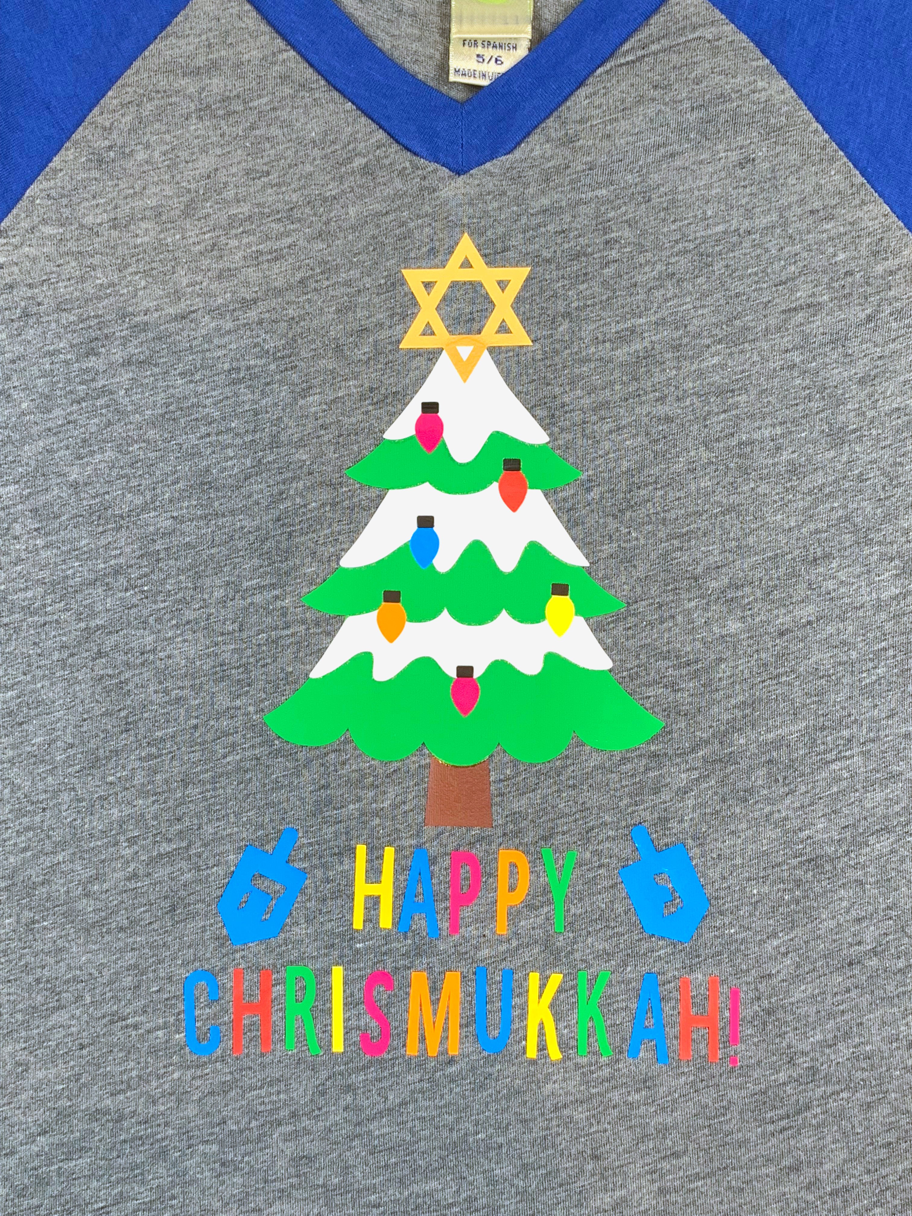 happy chrismukkah shirt svg file