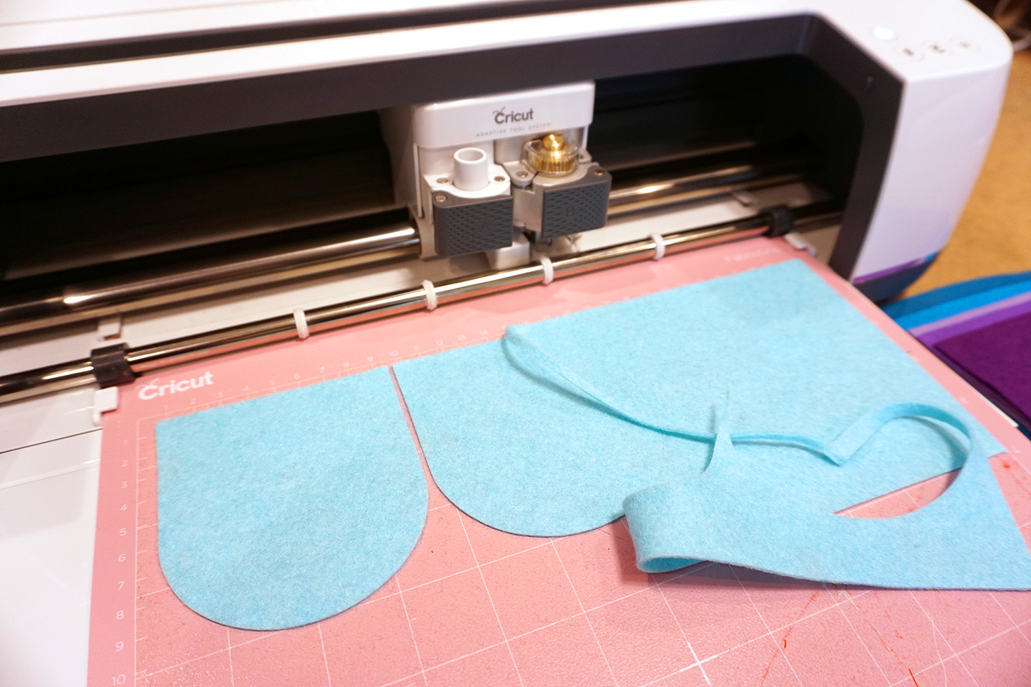 cricut maker cutting felt 