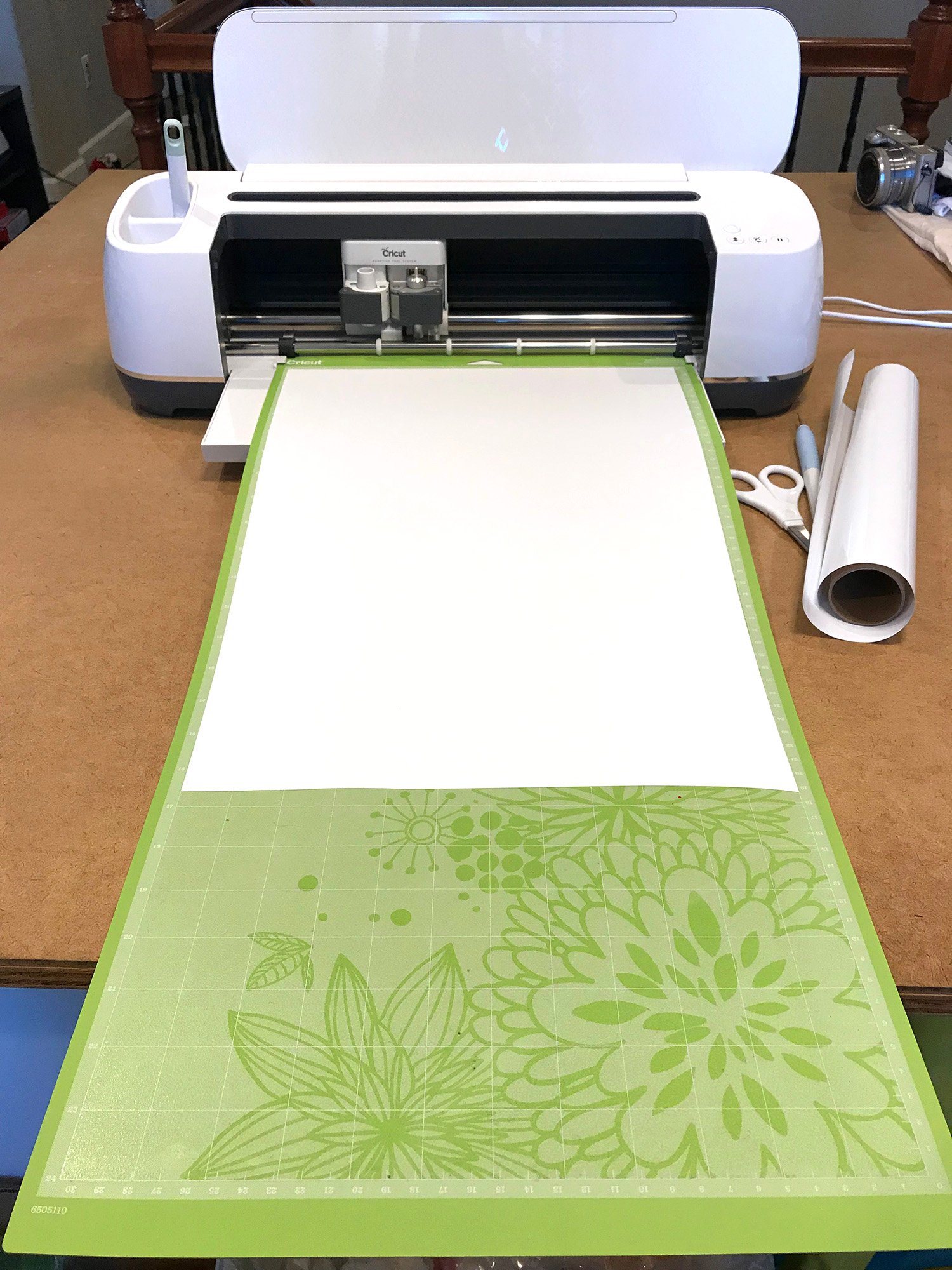 cricut cutting oversized vinyl 