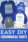 easy diy chrismukkah shirts