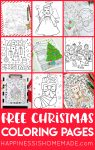 free printable christmas coloring pages for kids and adults
