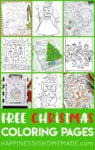 free christmas coloring pages for kids and adults