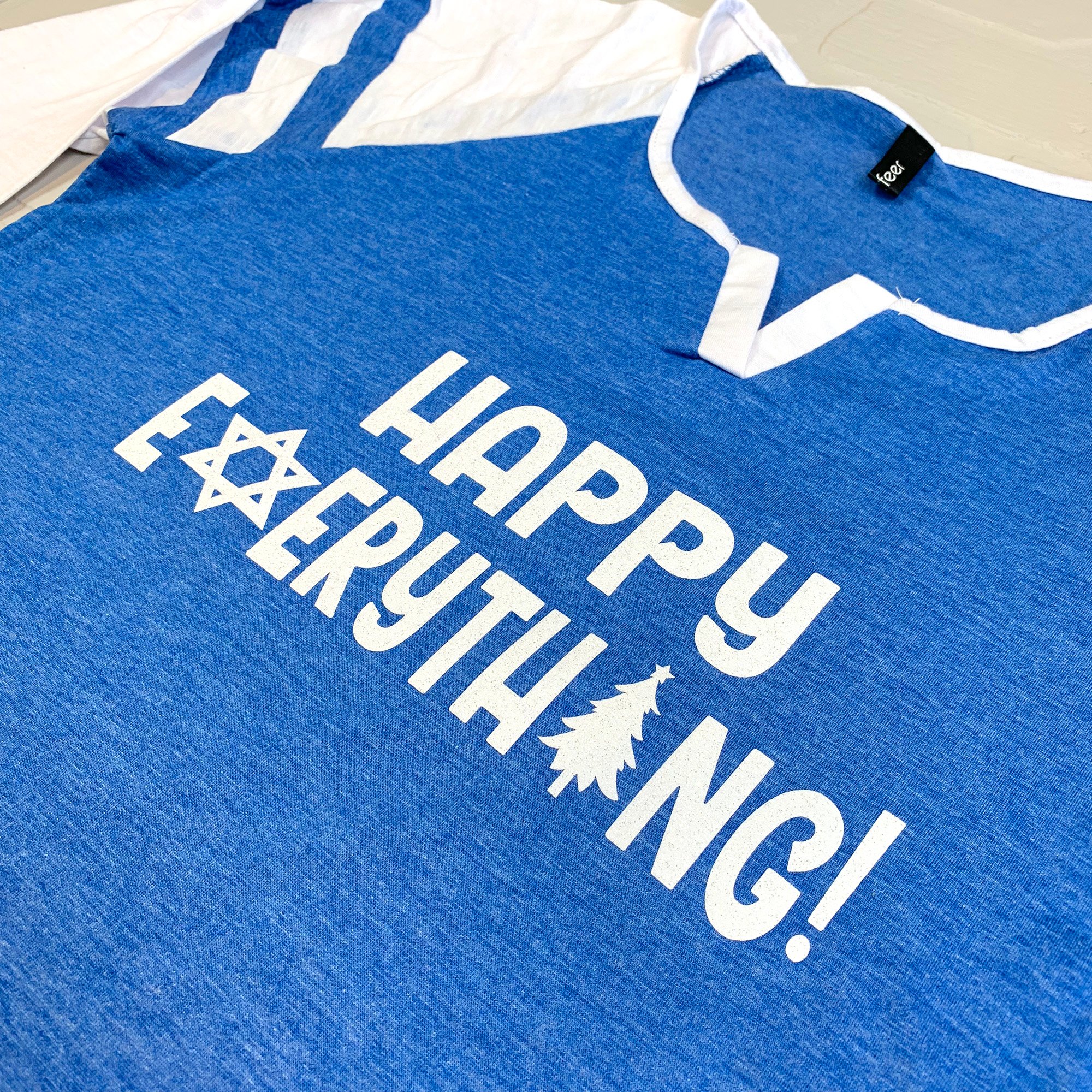 happy everything svg file on shirt