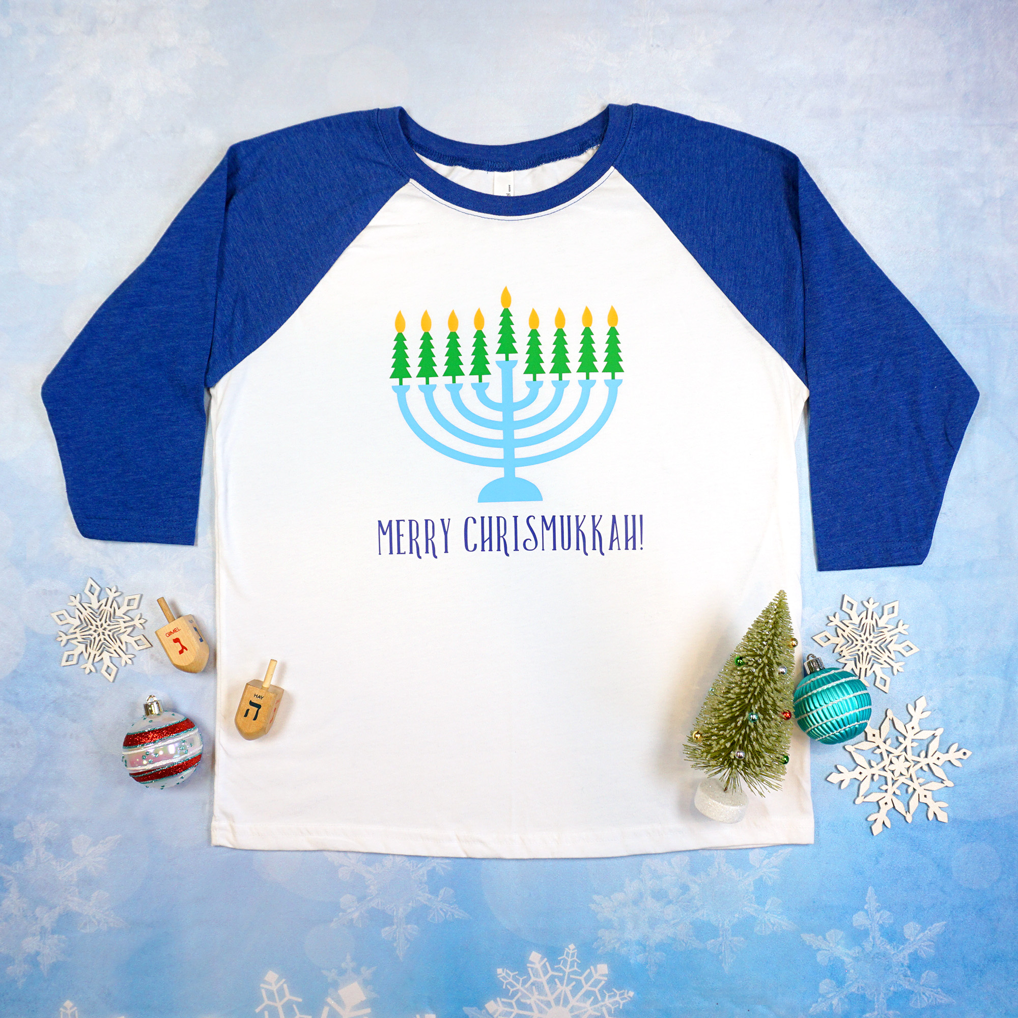 merry chrismukkah menorah shirt