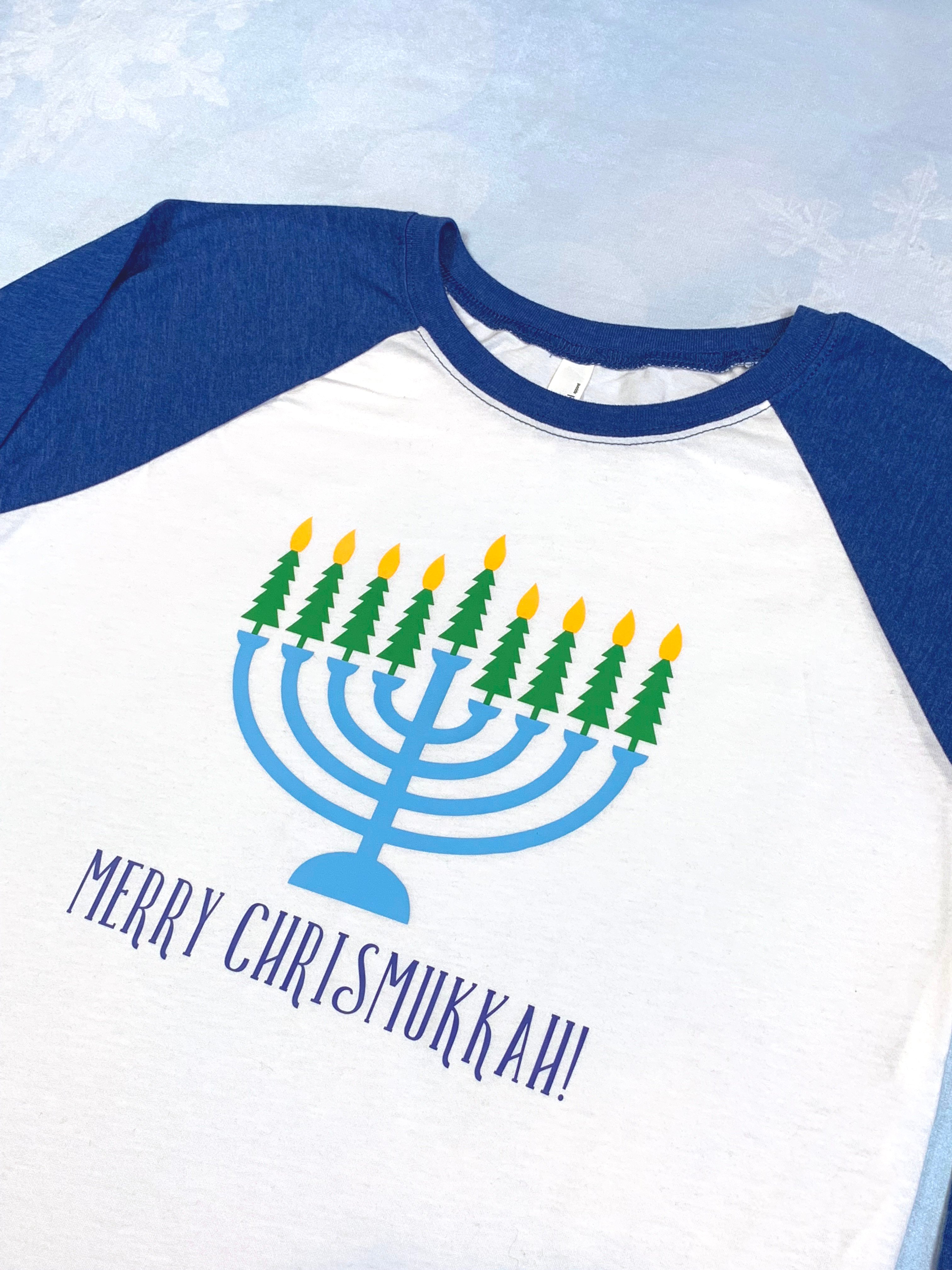 chrismukkah menorah shirt design