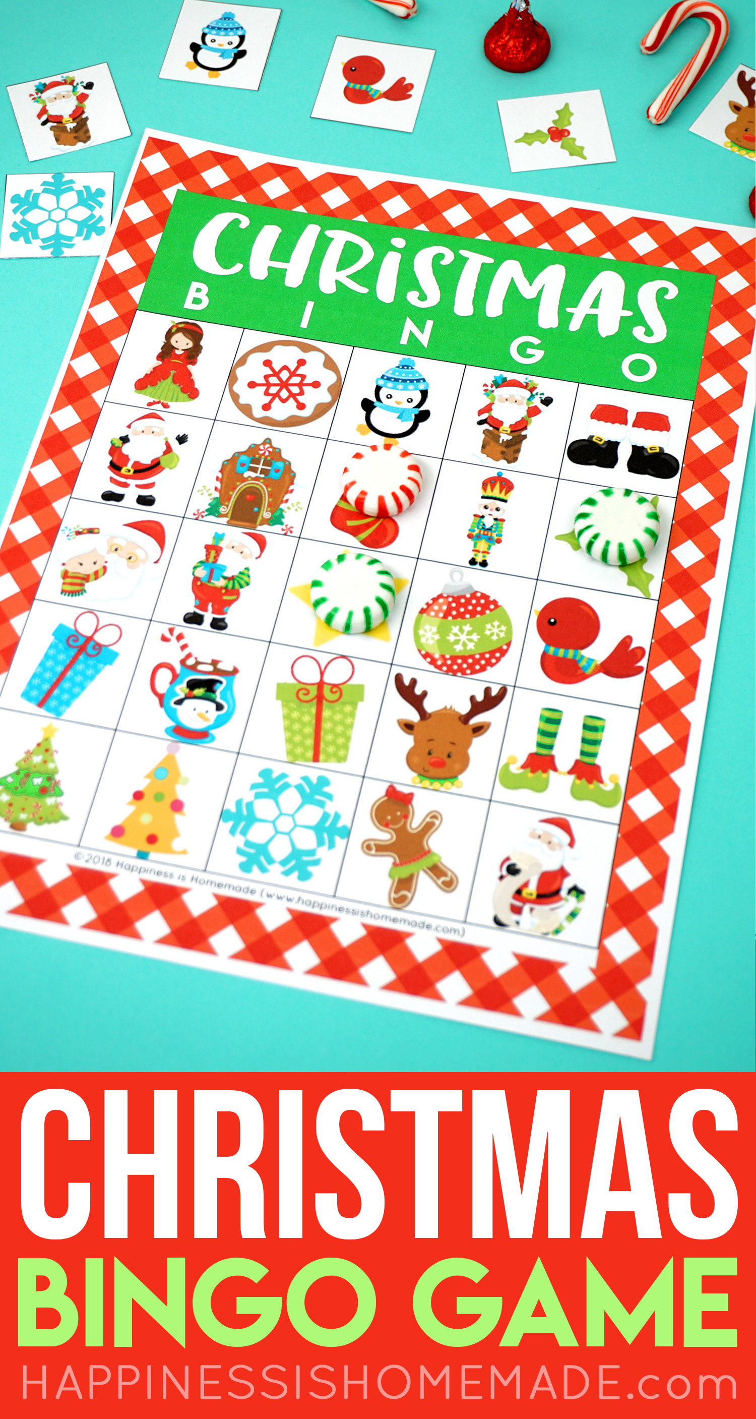 christmas bingo game for kids and adults