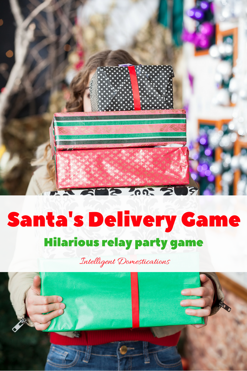 santas delivery game hilarious relay party game