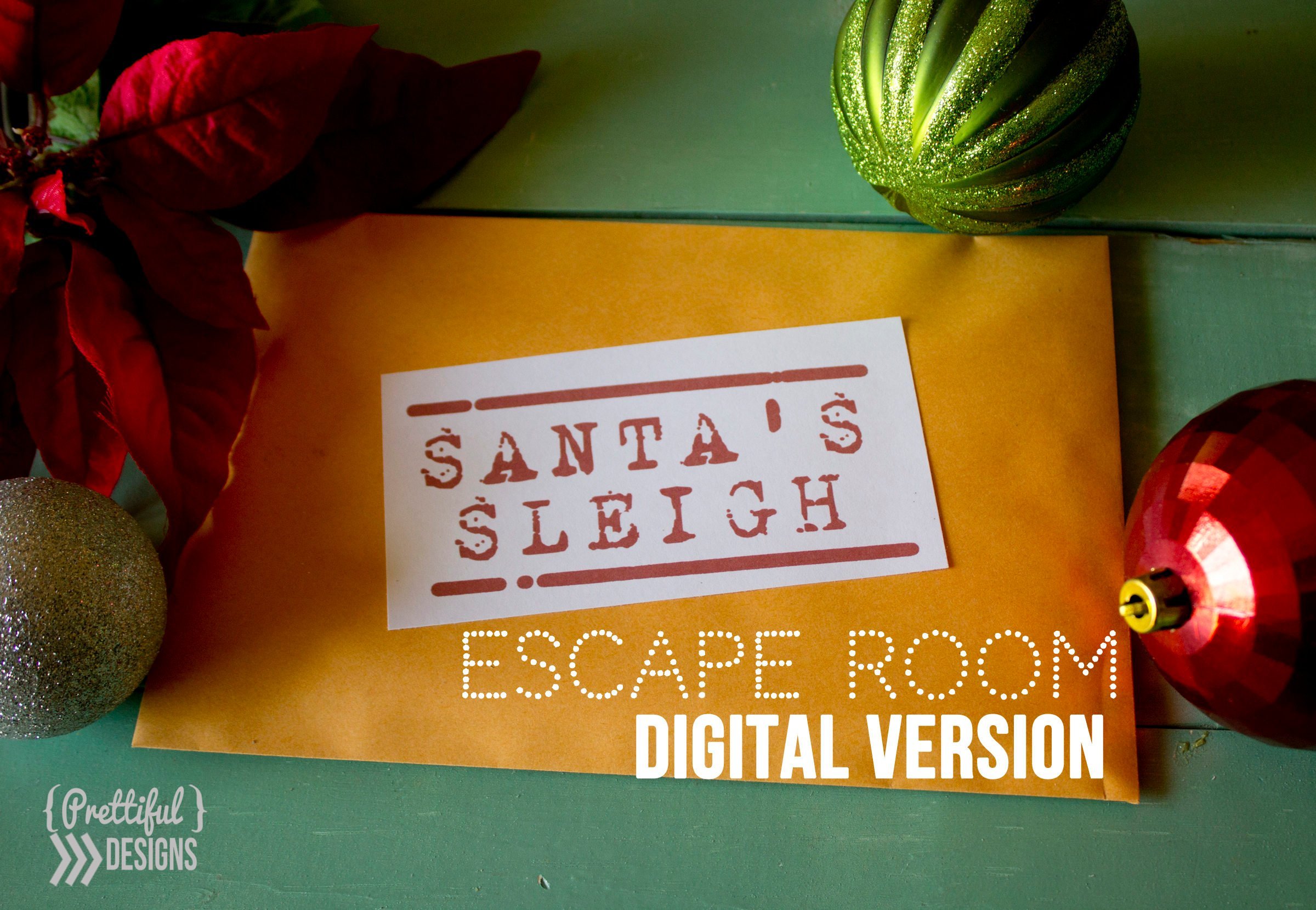 santas sleigh escape room digital version