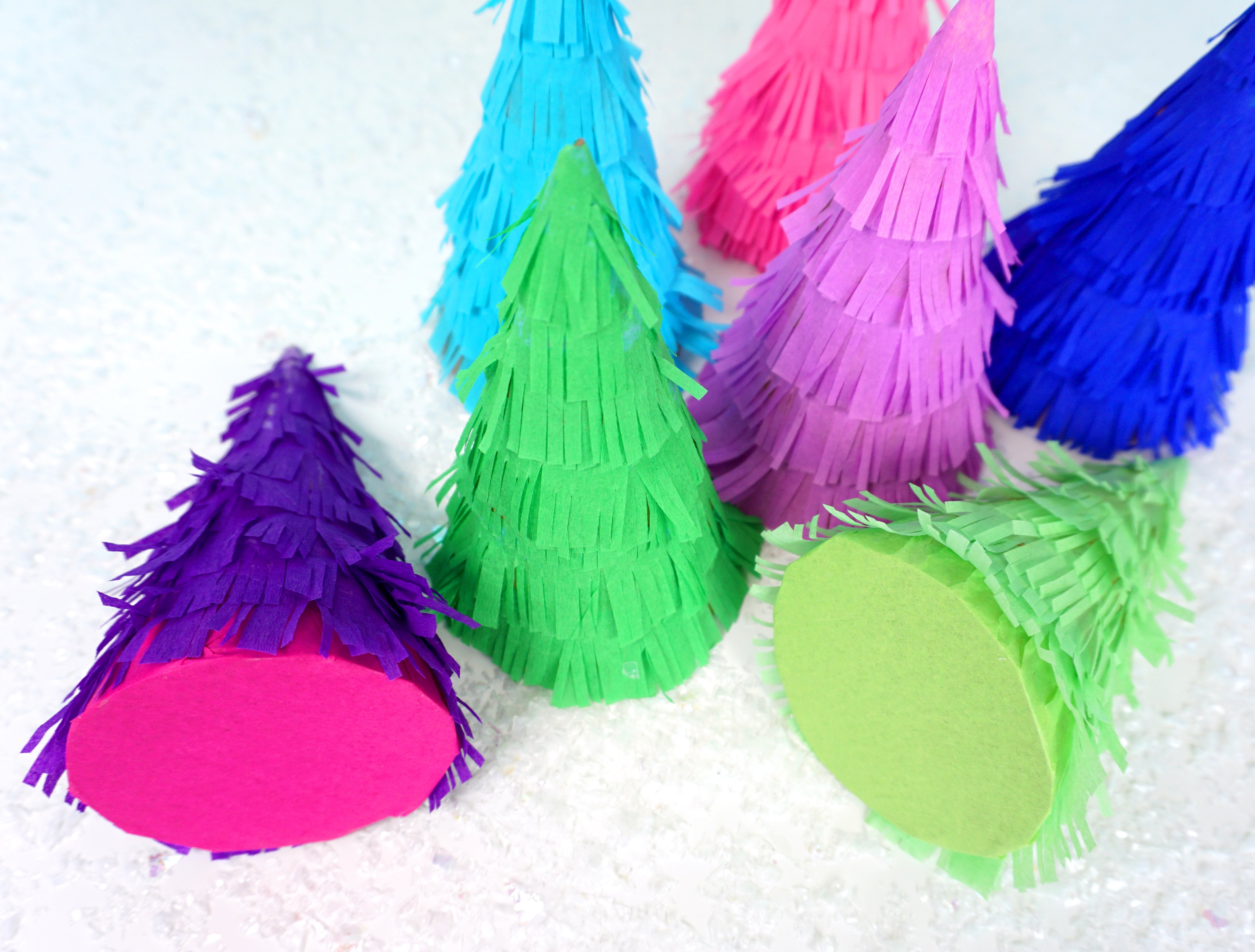 christmas tree treat cones