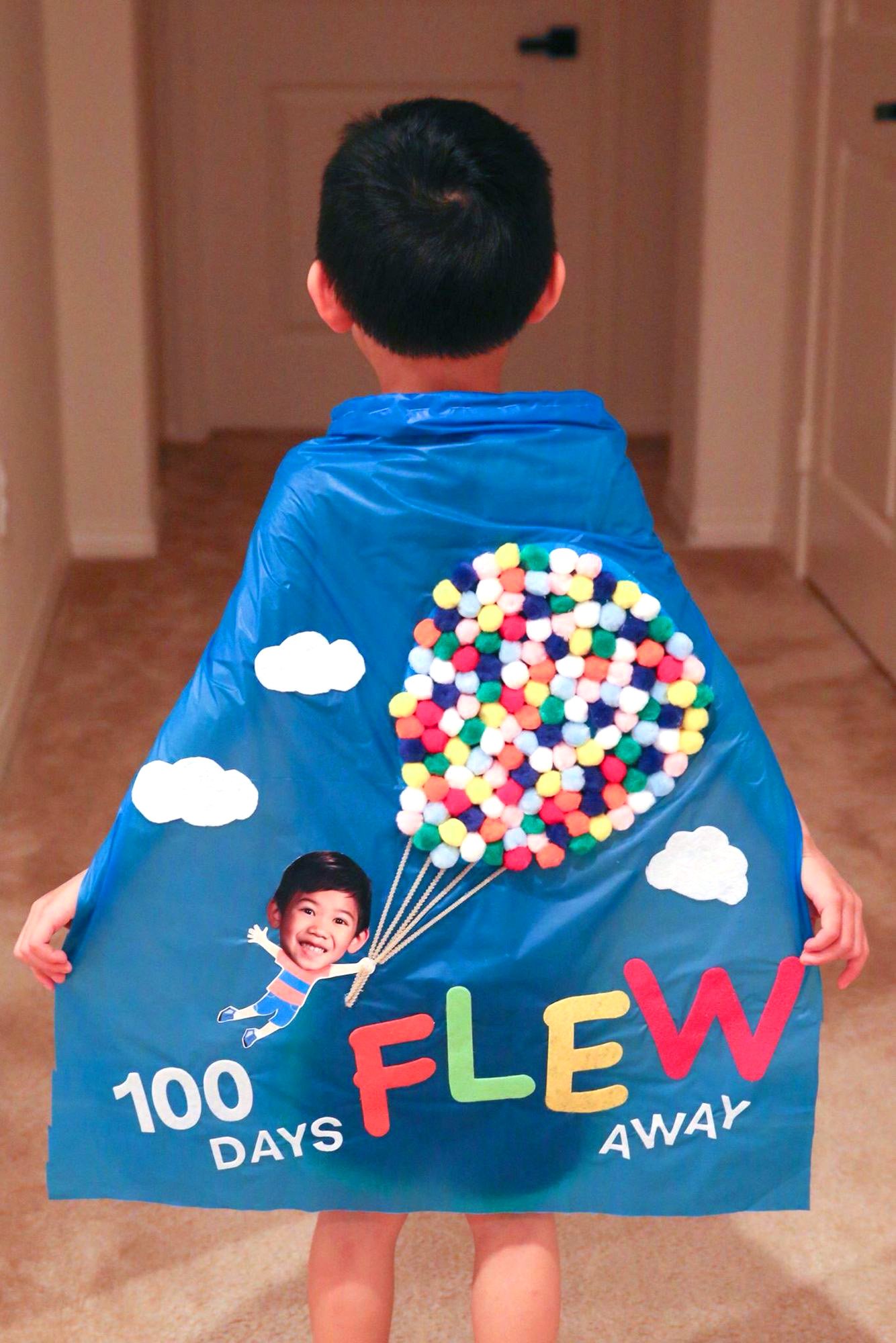 100 days flew by balloon shirt