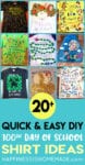 20+ quick and easy 100 days of school shirt ideas 