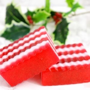 candy cane peppermint soap diy christmas gift