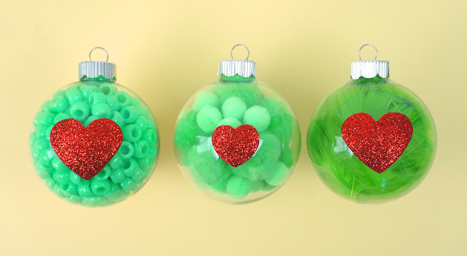 cute grinch ornaments kids craft idea