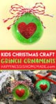 kids christmas craft grinch ornaments