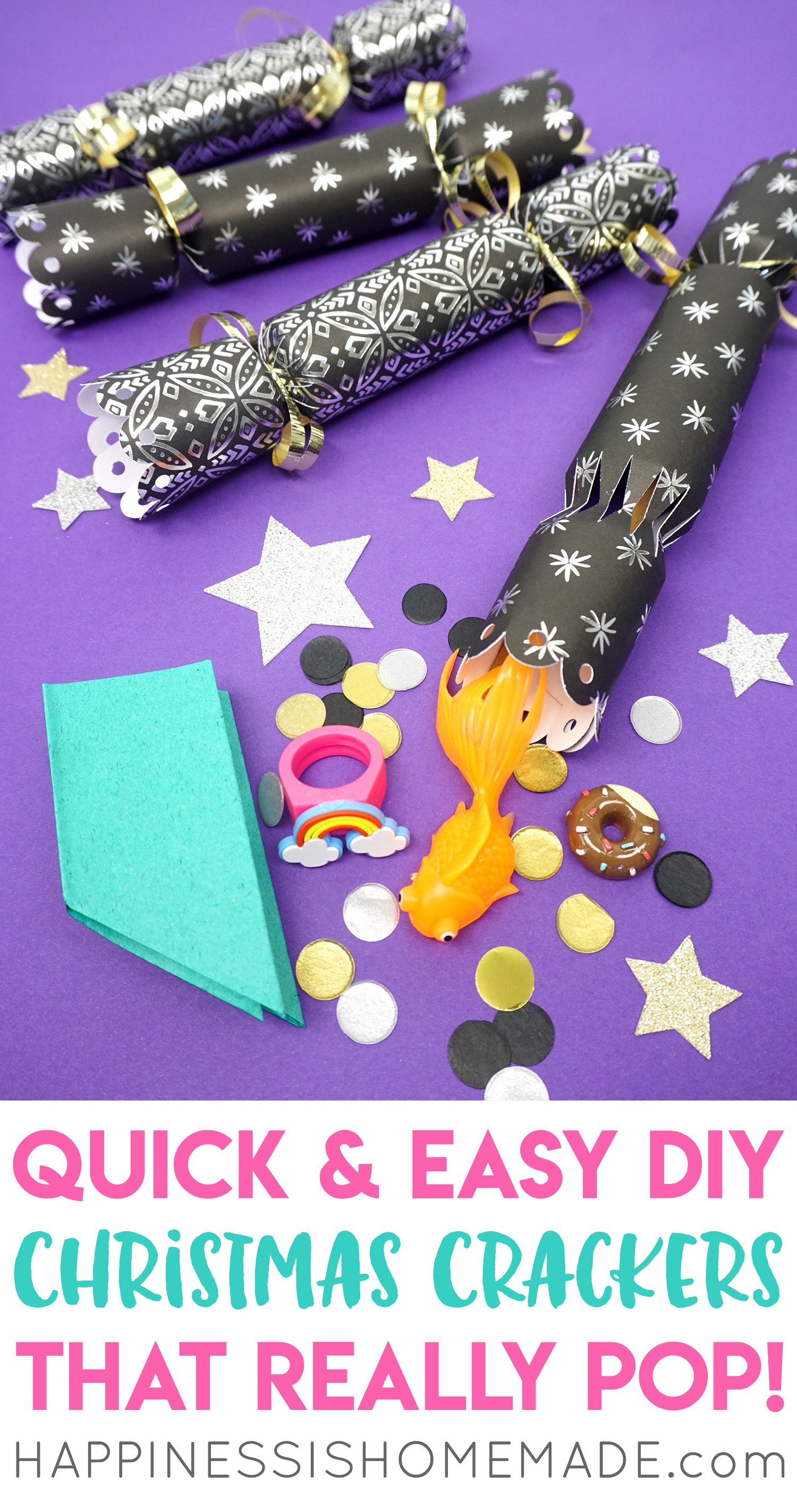 quick and easy diy christmas crackers