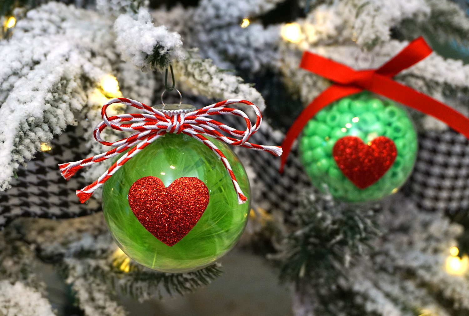 easy diy grinch ornaments 