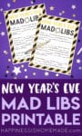 new years eve ,mad libs printable