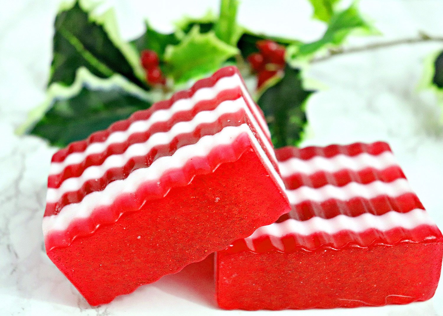 candy cane peppermint soap