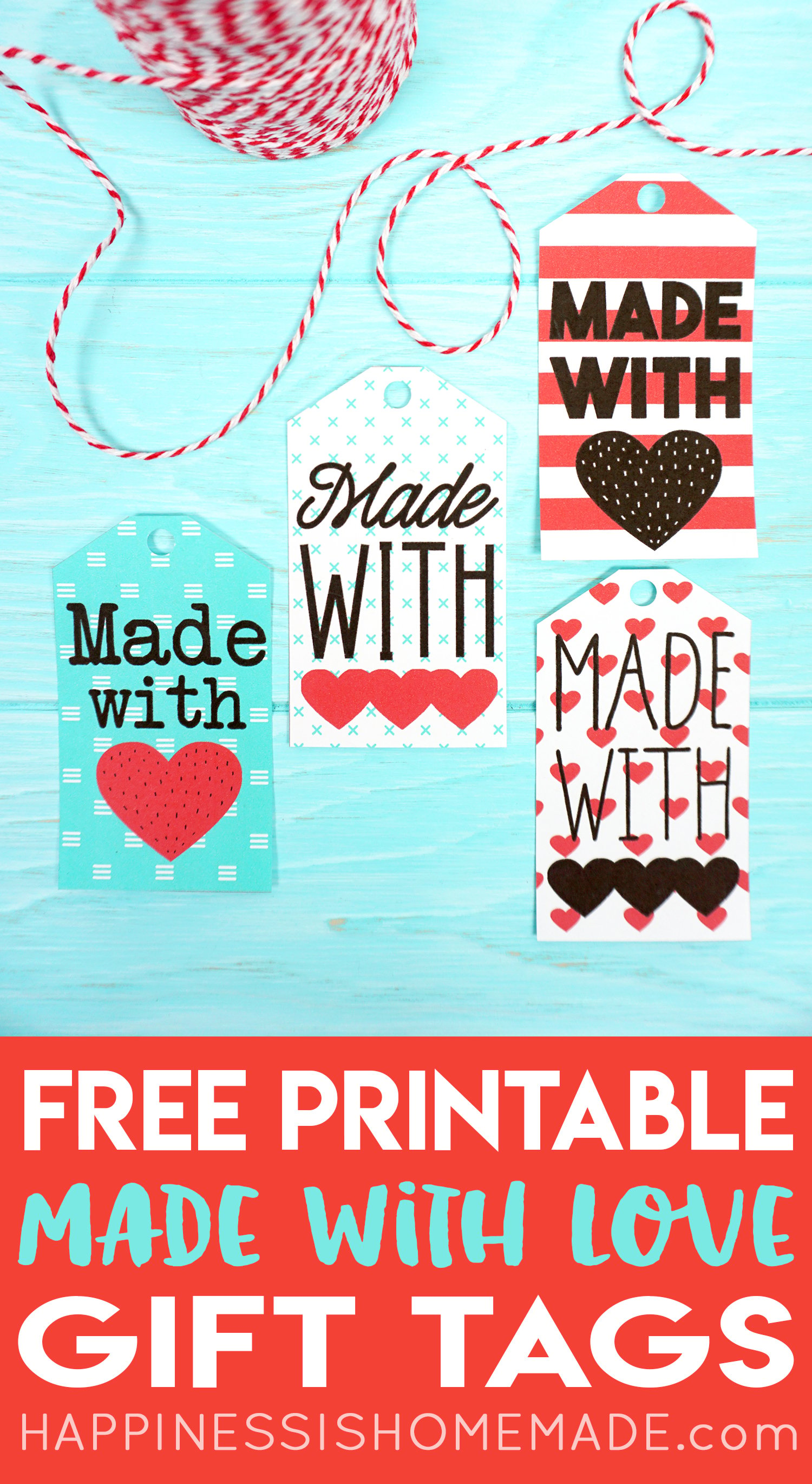 Made with Love Gift Tags: Free Printable - Simple Mom Review