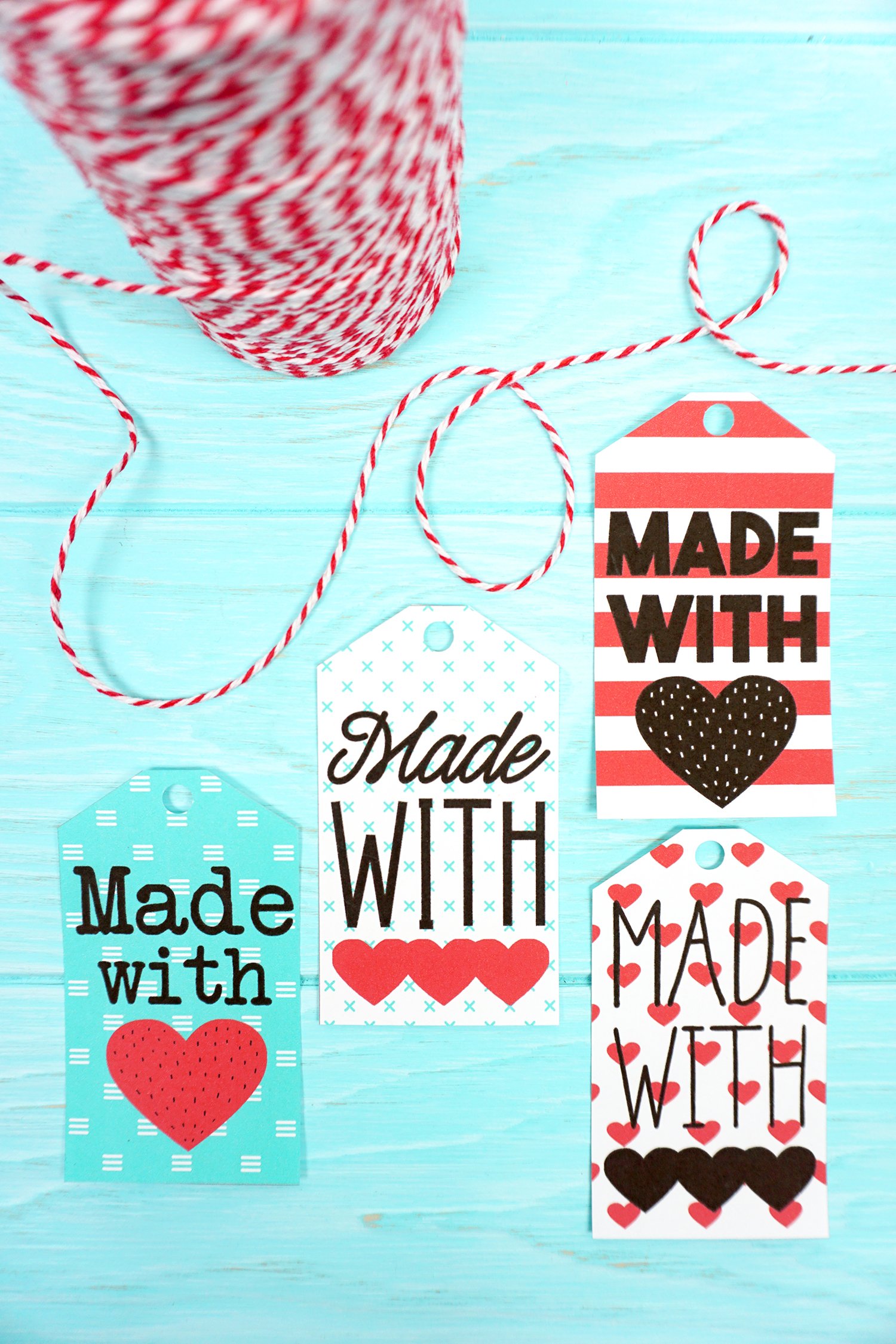 Made with Love Printable Gift Tags