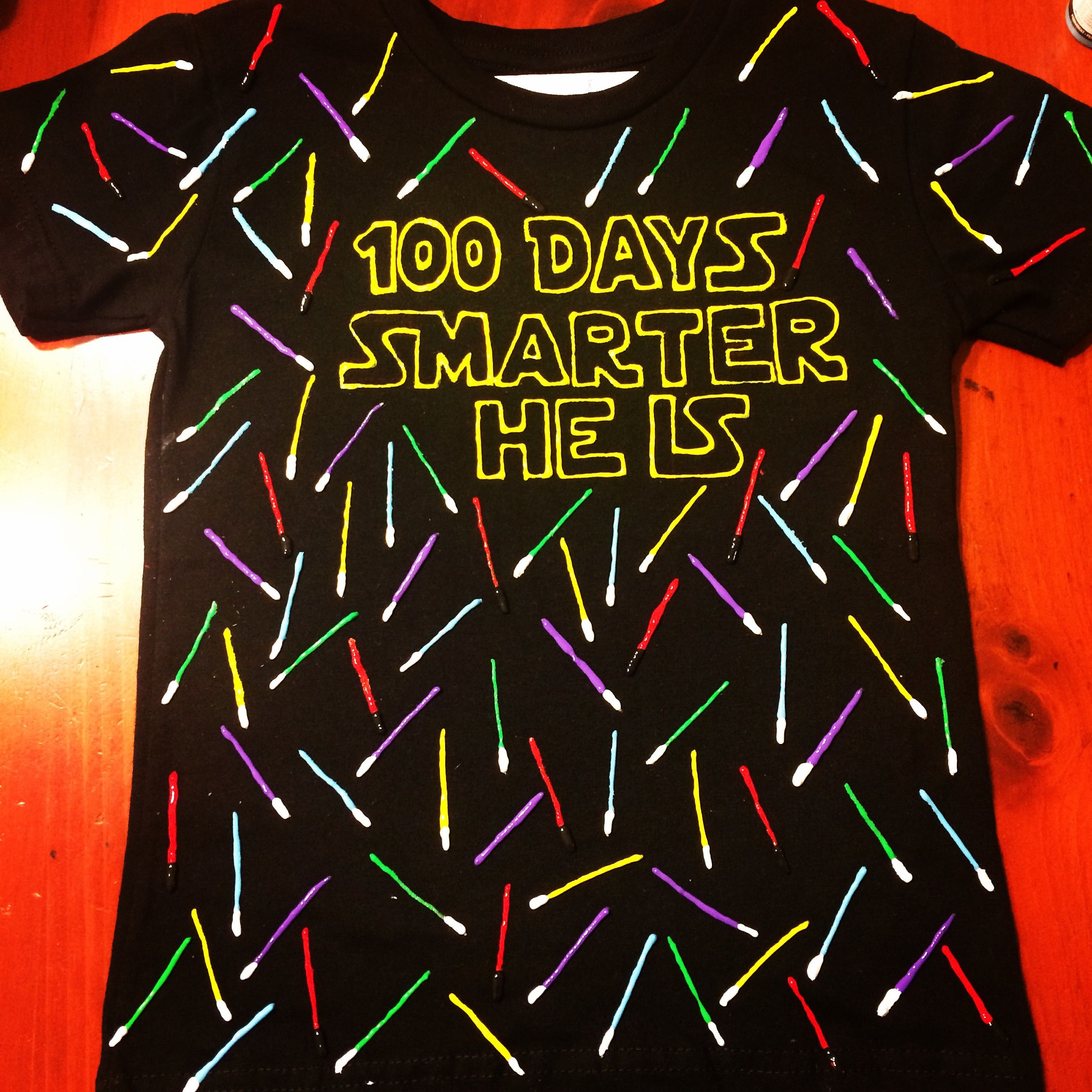 100 days smarter he is star wars shirt