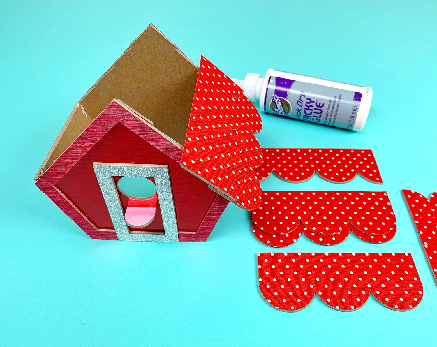 DIY card box for valentines day