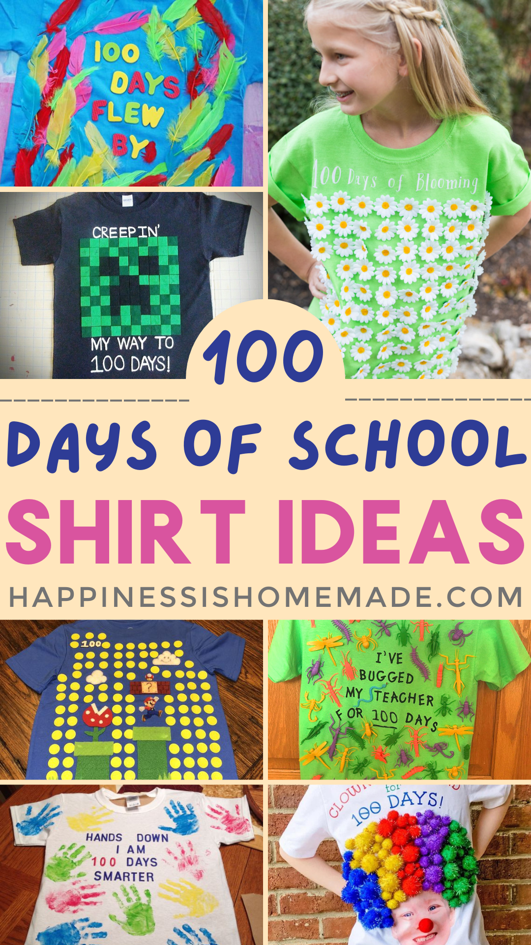 100 Days of School T-shirt Ideas