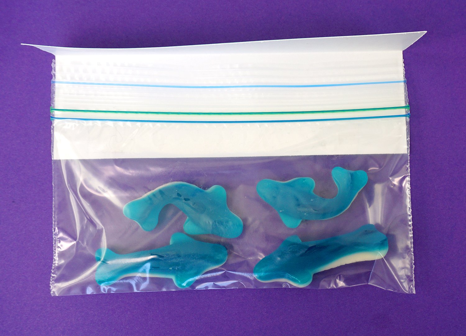 Gummy Sharks in a Bag for Valentine's Day Treat