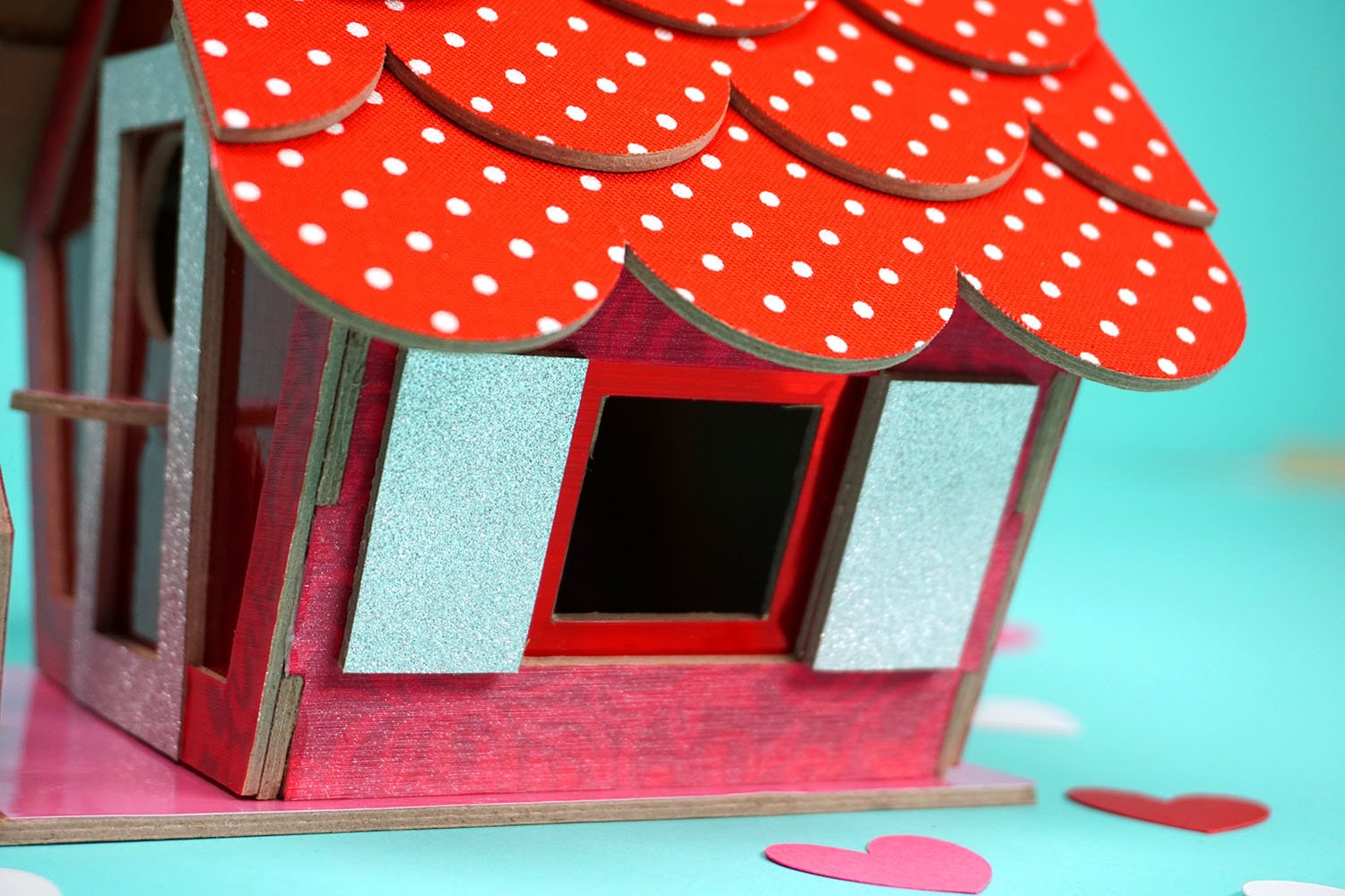 diy birdhouse for valentines day 