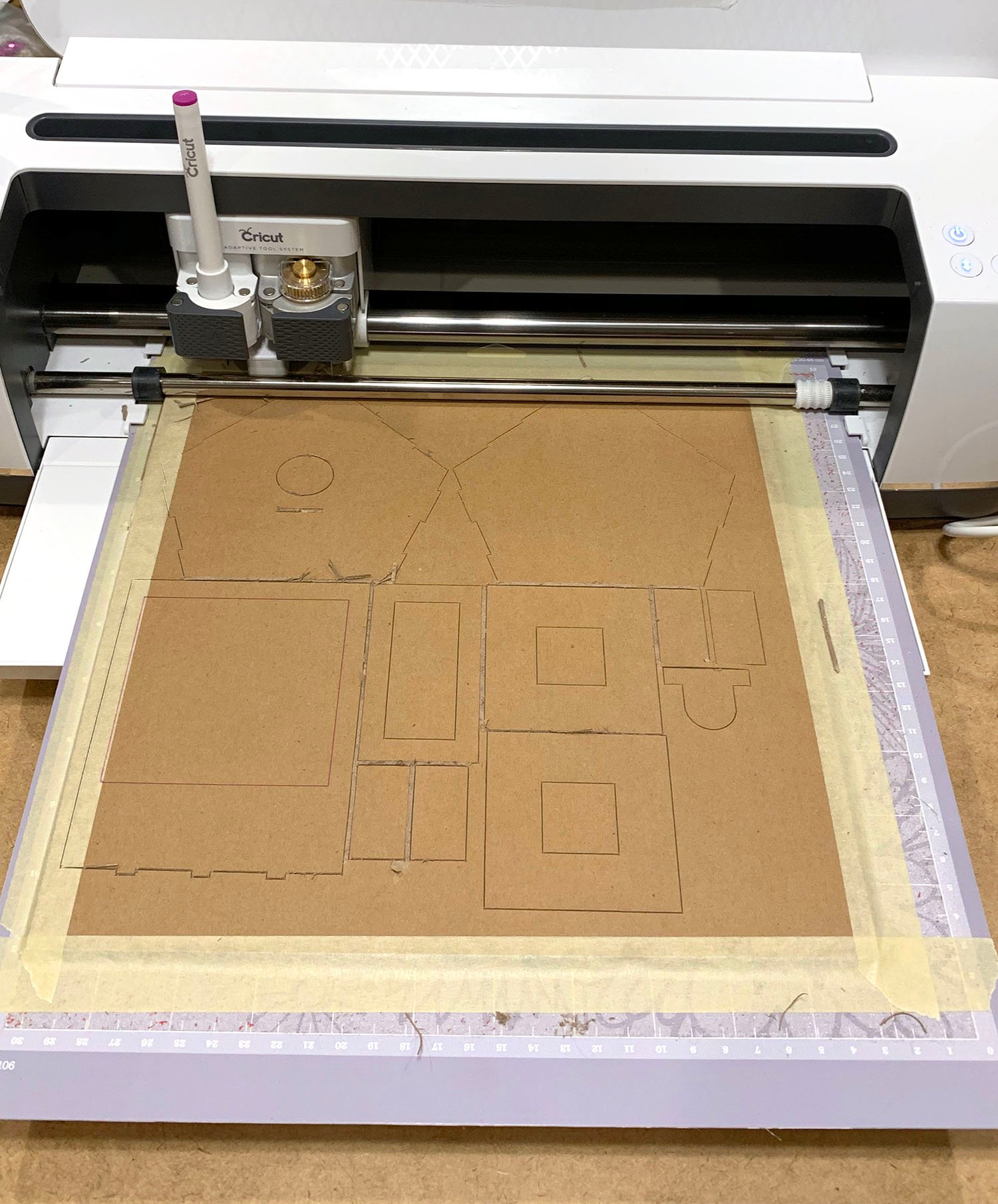 chipboard cut for birdhouse
