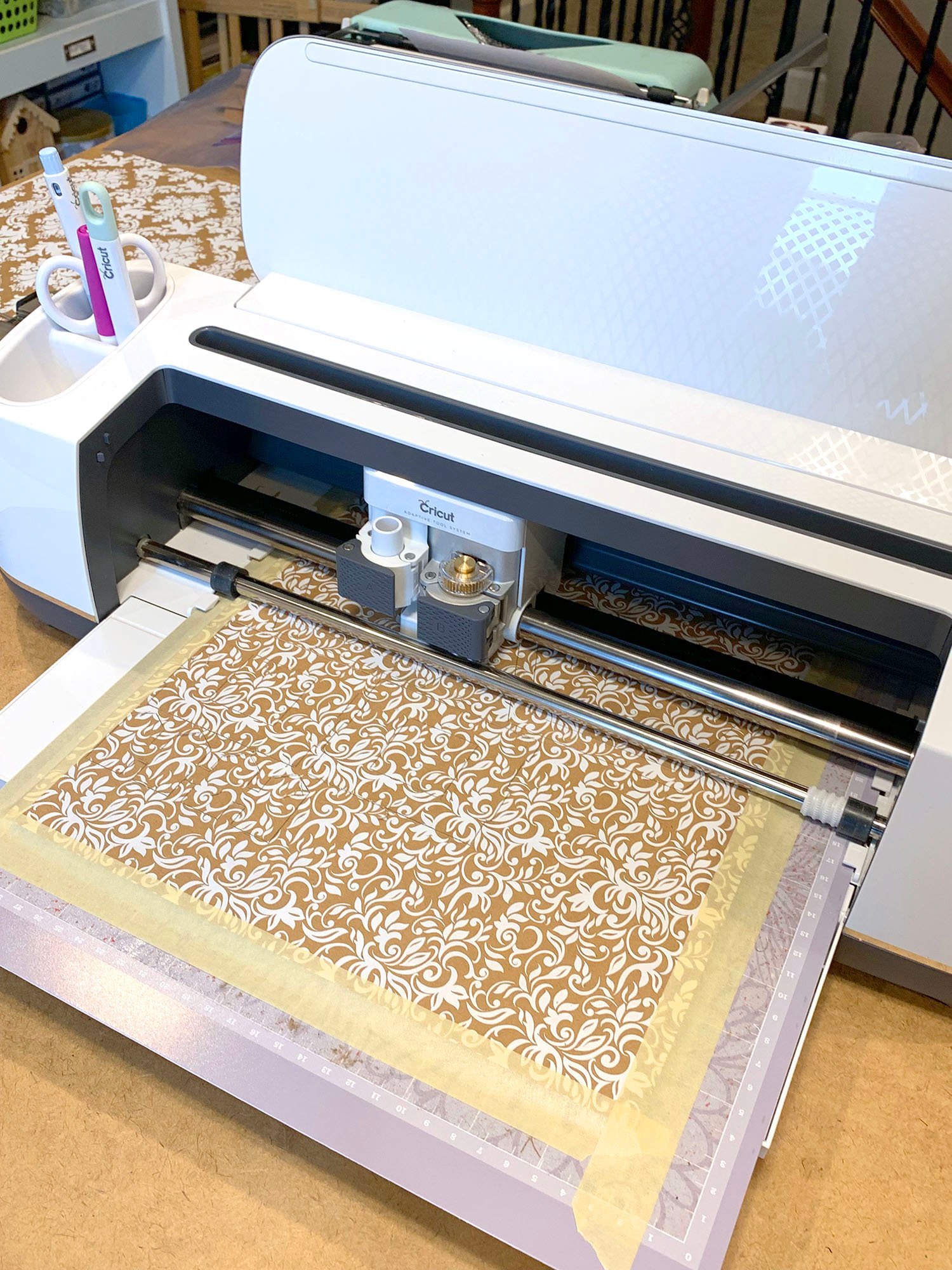 cutting chipboard on the cricut maker