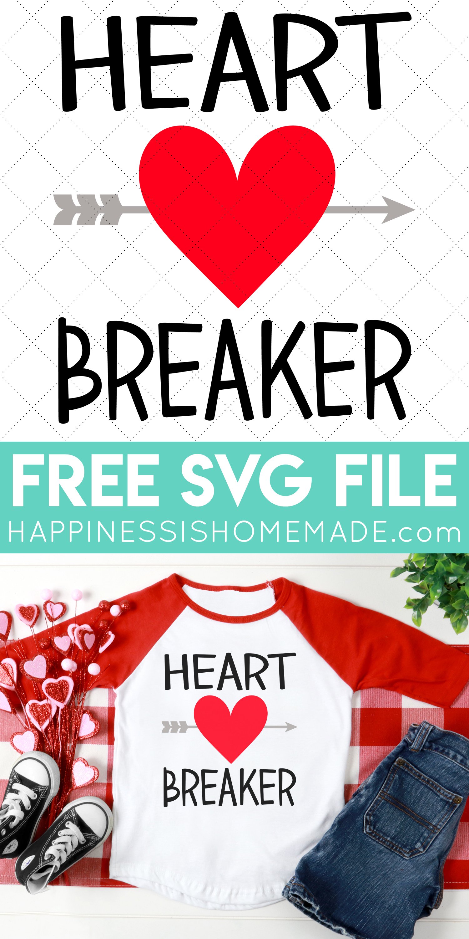 heart breaker free svg file
