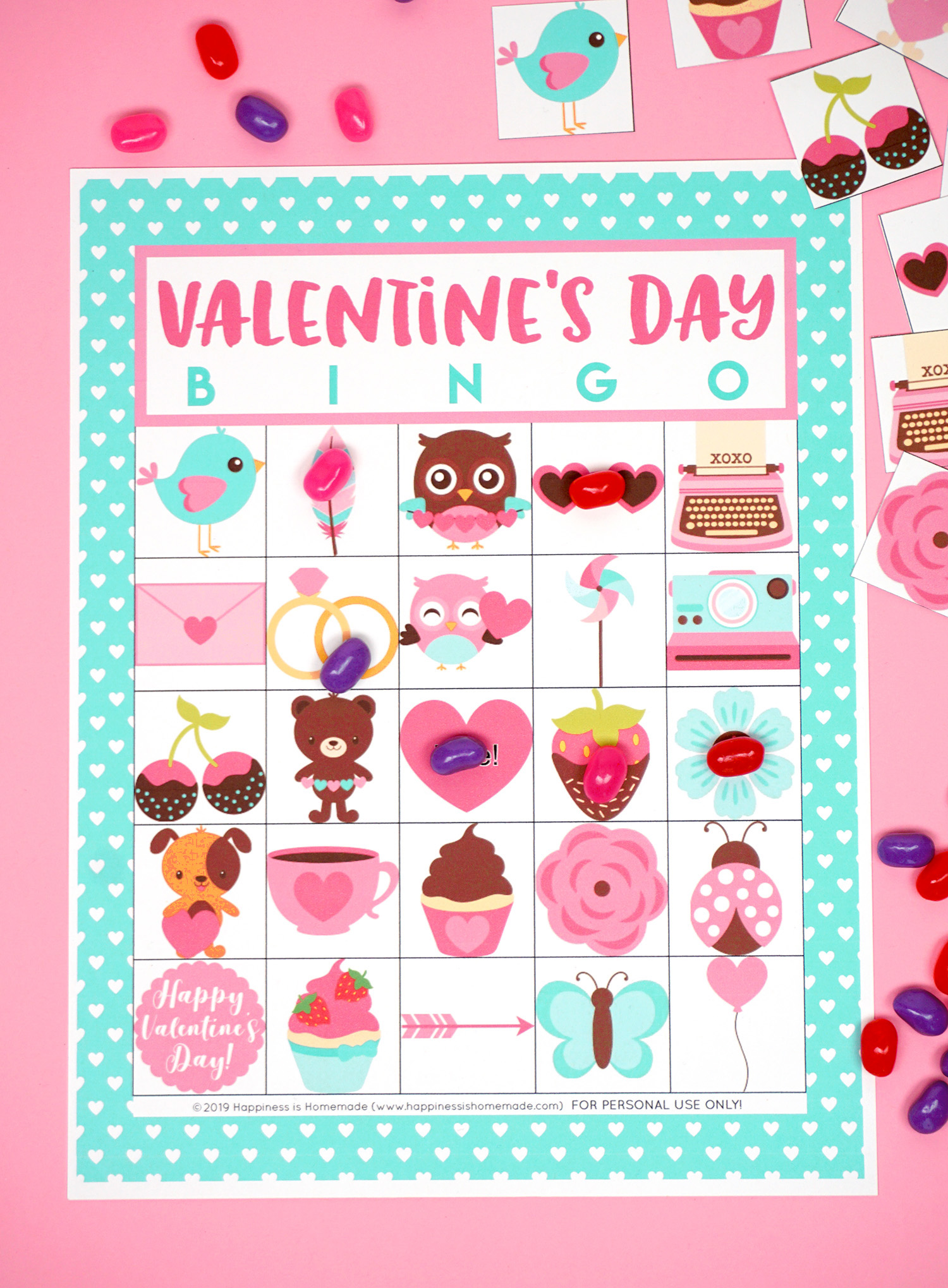 Free Printable Valentine Bingo Cards