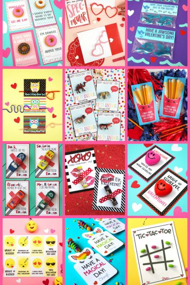 free printable valentine cards for kids pin graphic