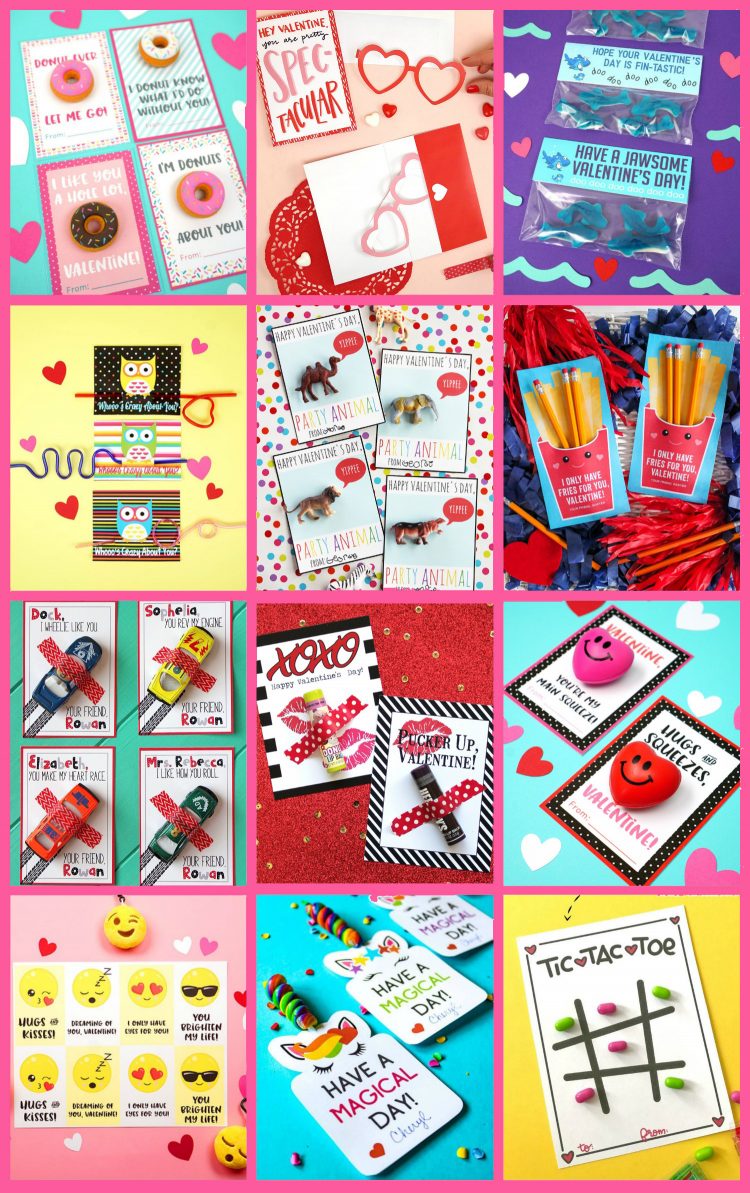 free printable valentine cards for kids pin graphic