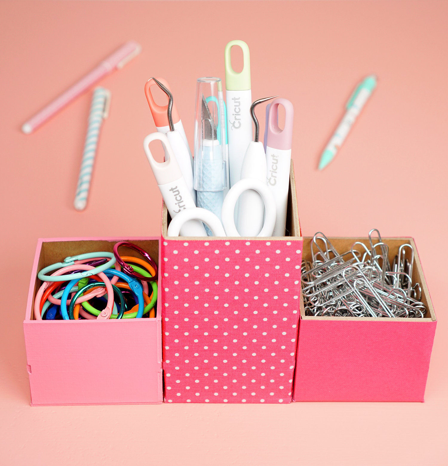 DIY: Desk Organizers With Cricut Joy « lovestalgia