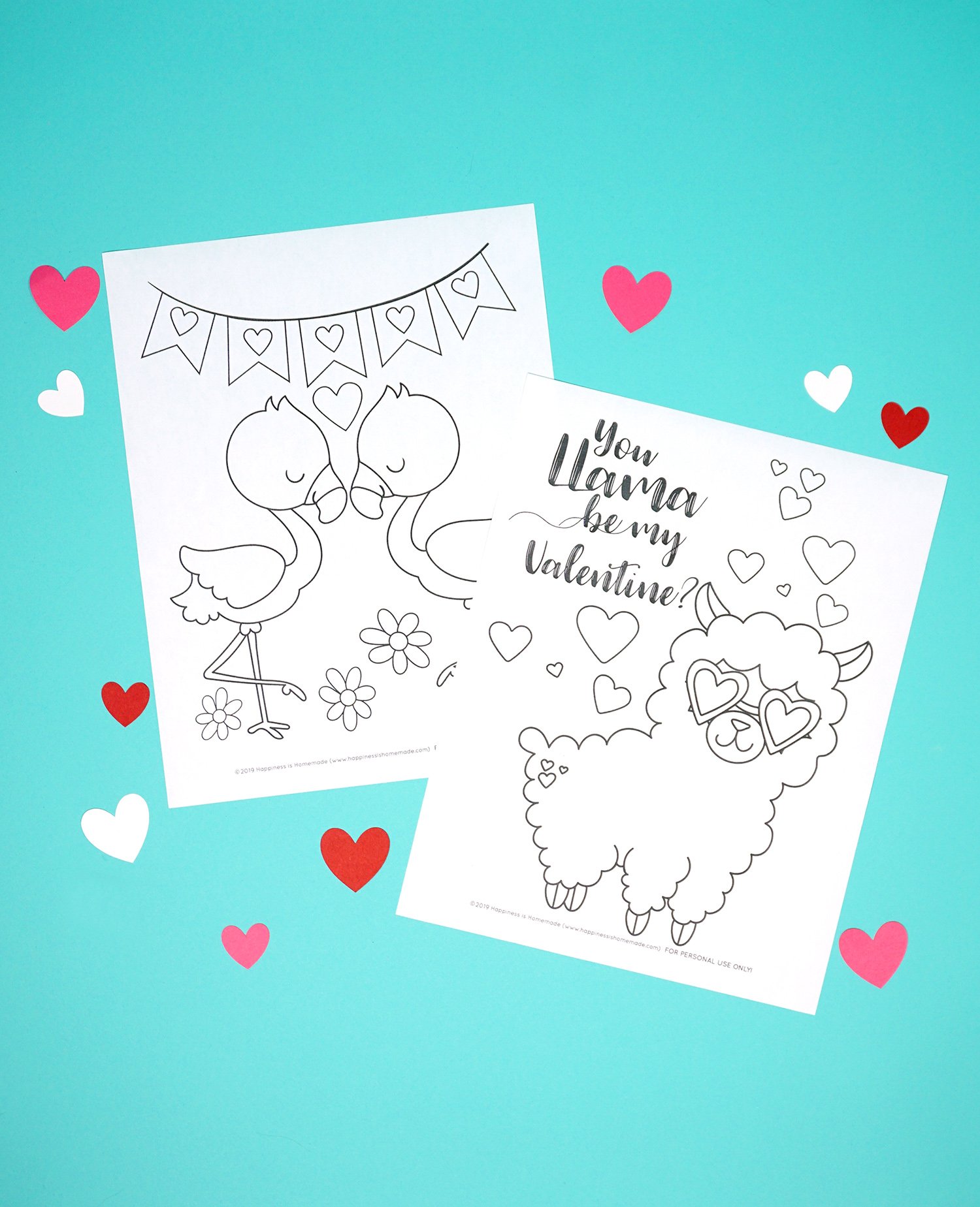 Printable Valentine Coloring Pages