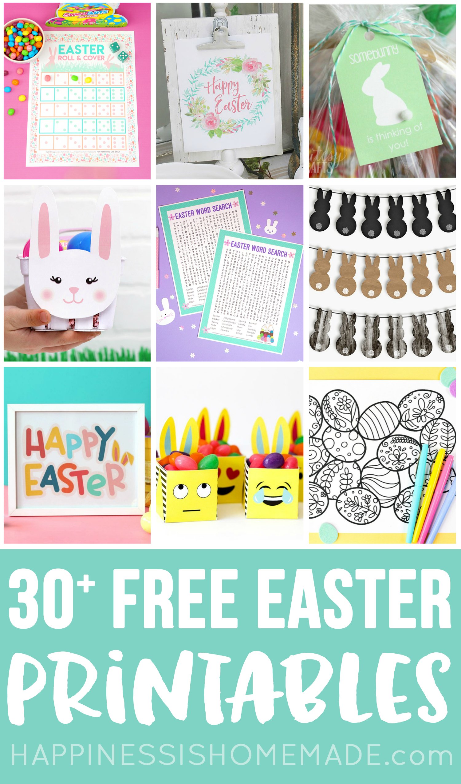 30 plus free easter printables