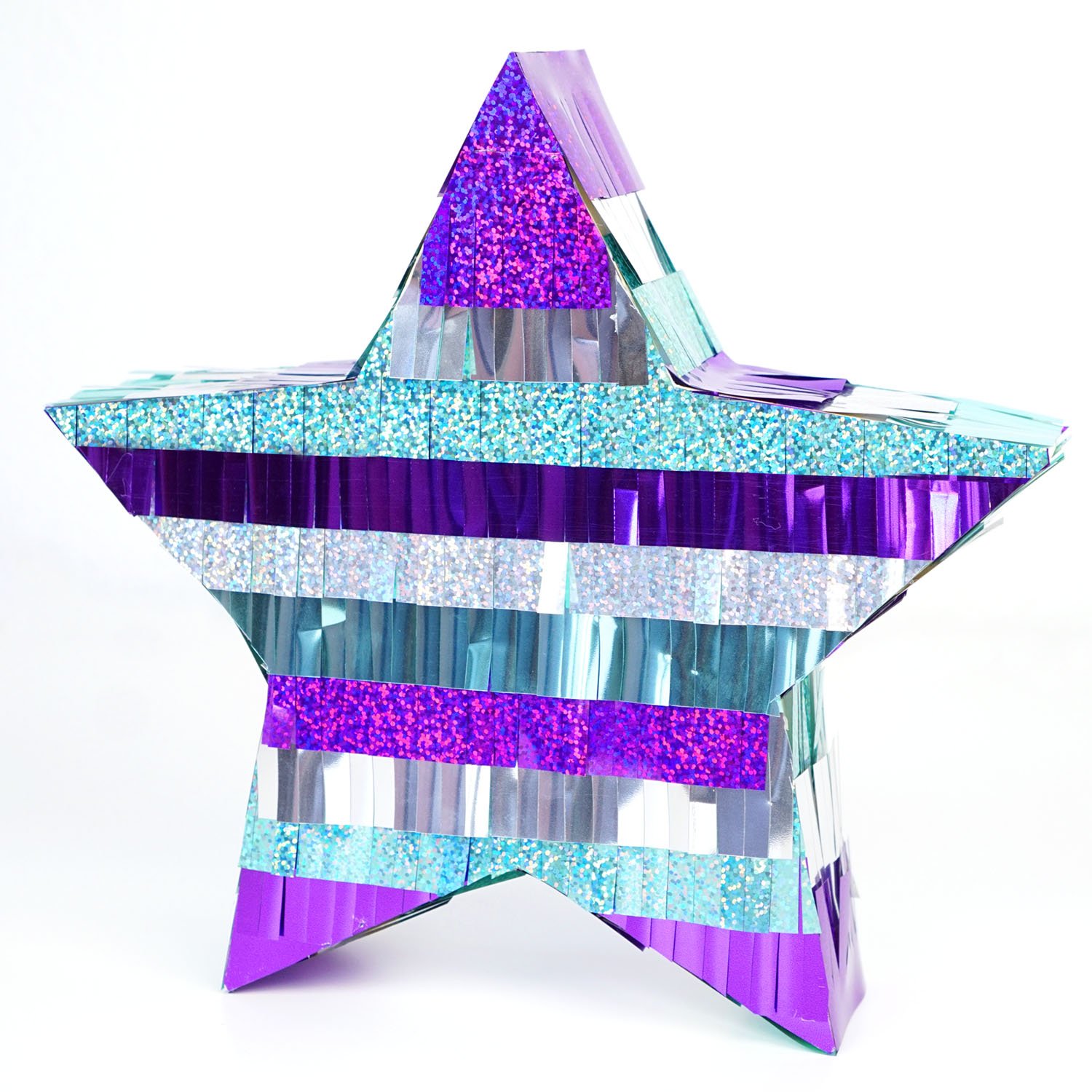 shot of finished star shaped pinata