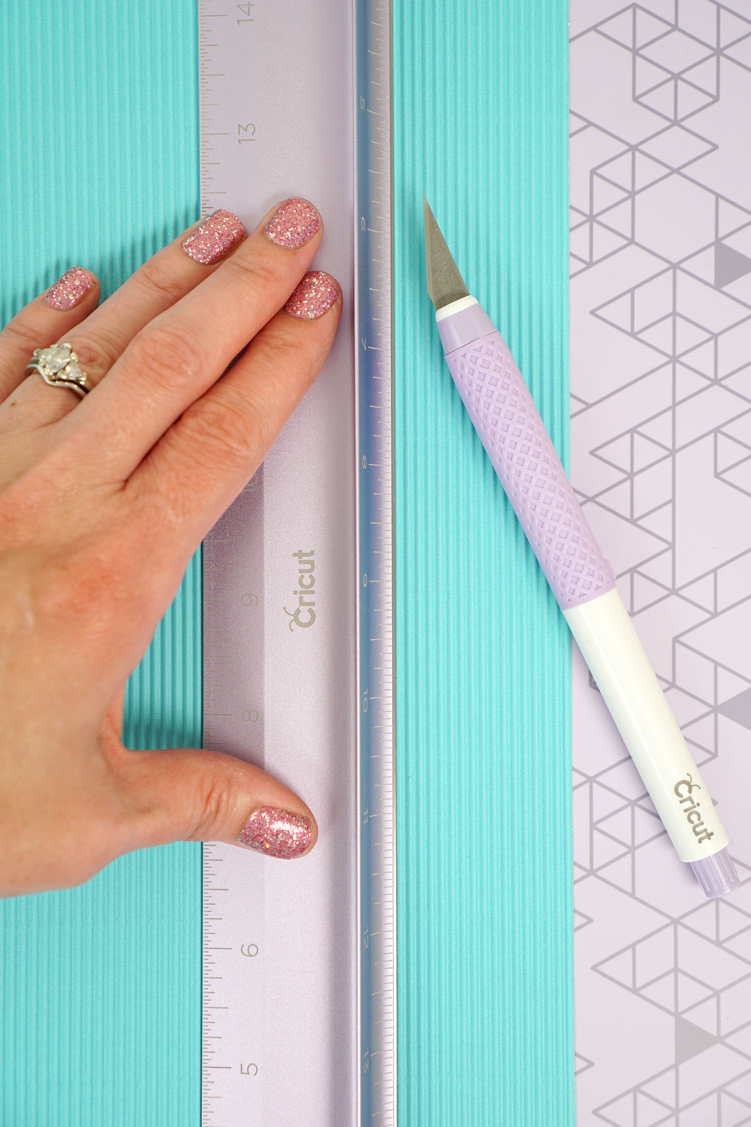 cricut true control knife and cutting ruler