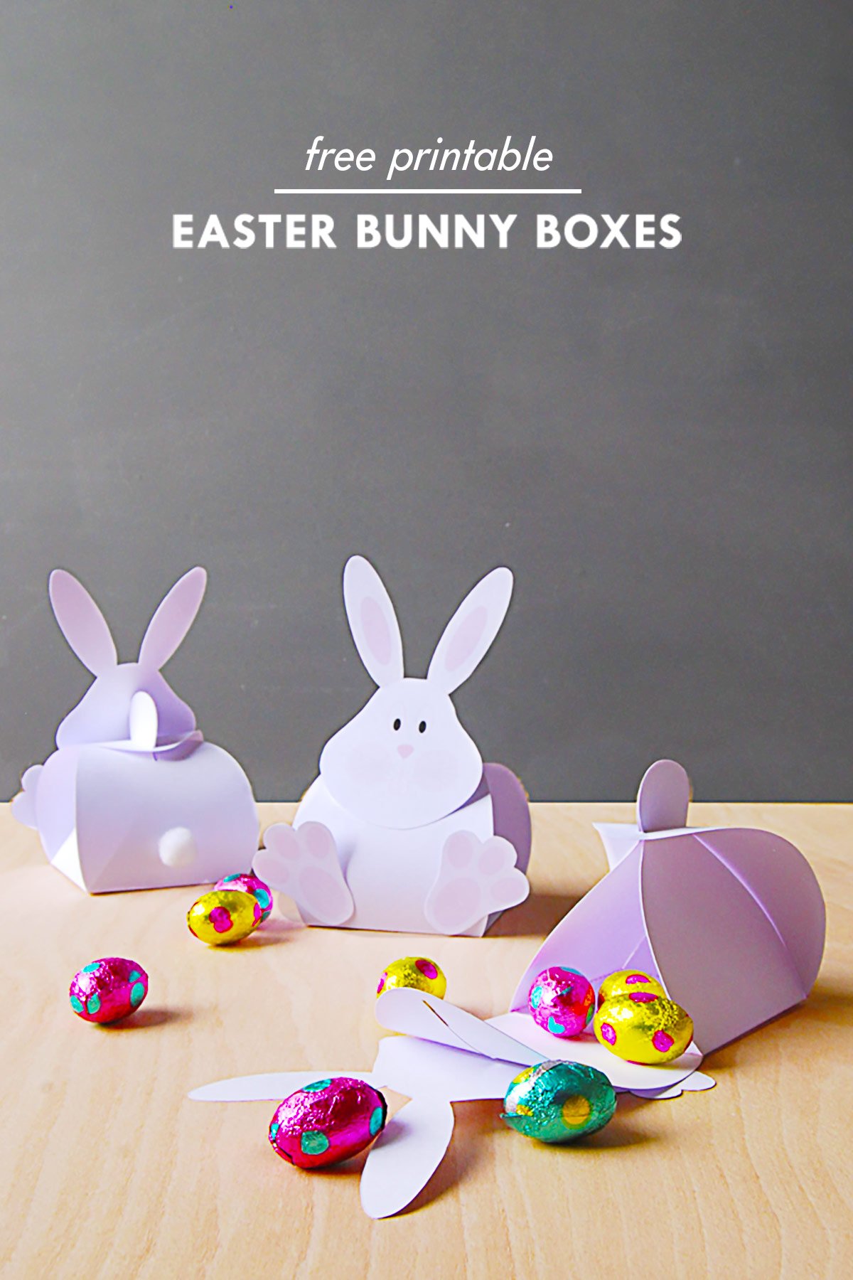 DIY easter bunny boxes 