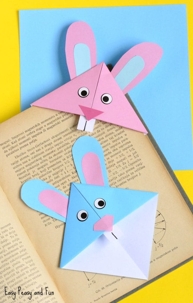 easter bunny bookmarks 