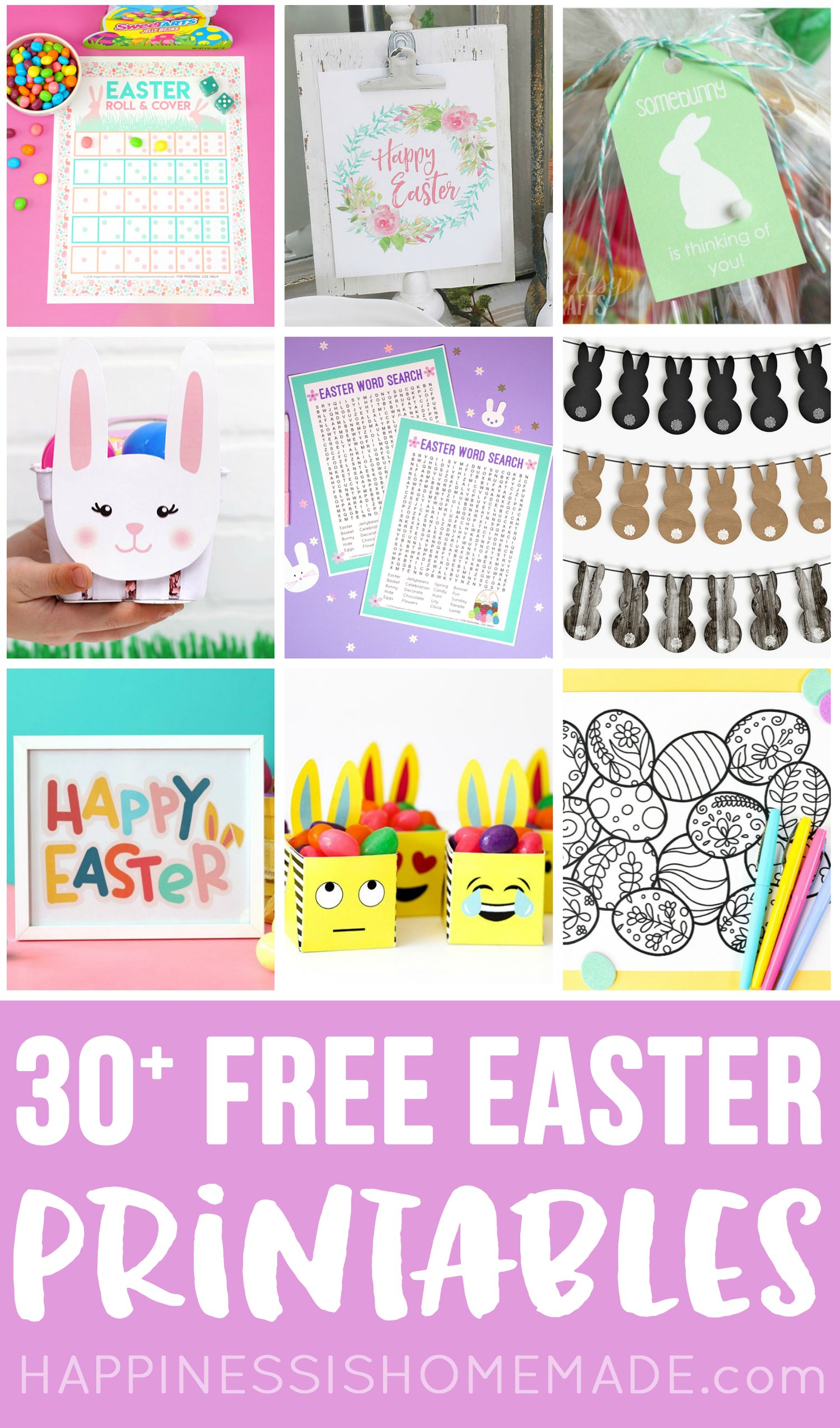 30+ Totally Free Easter Printables