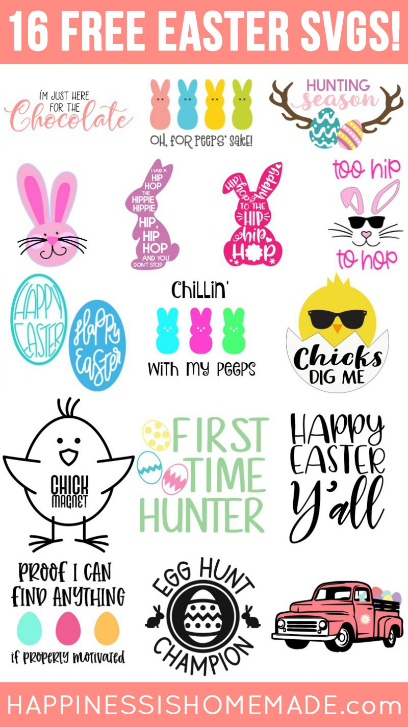 easter svg file collection