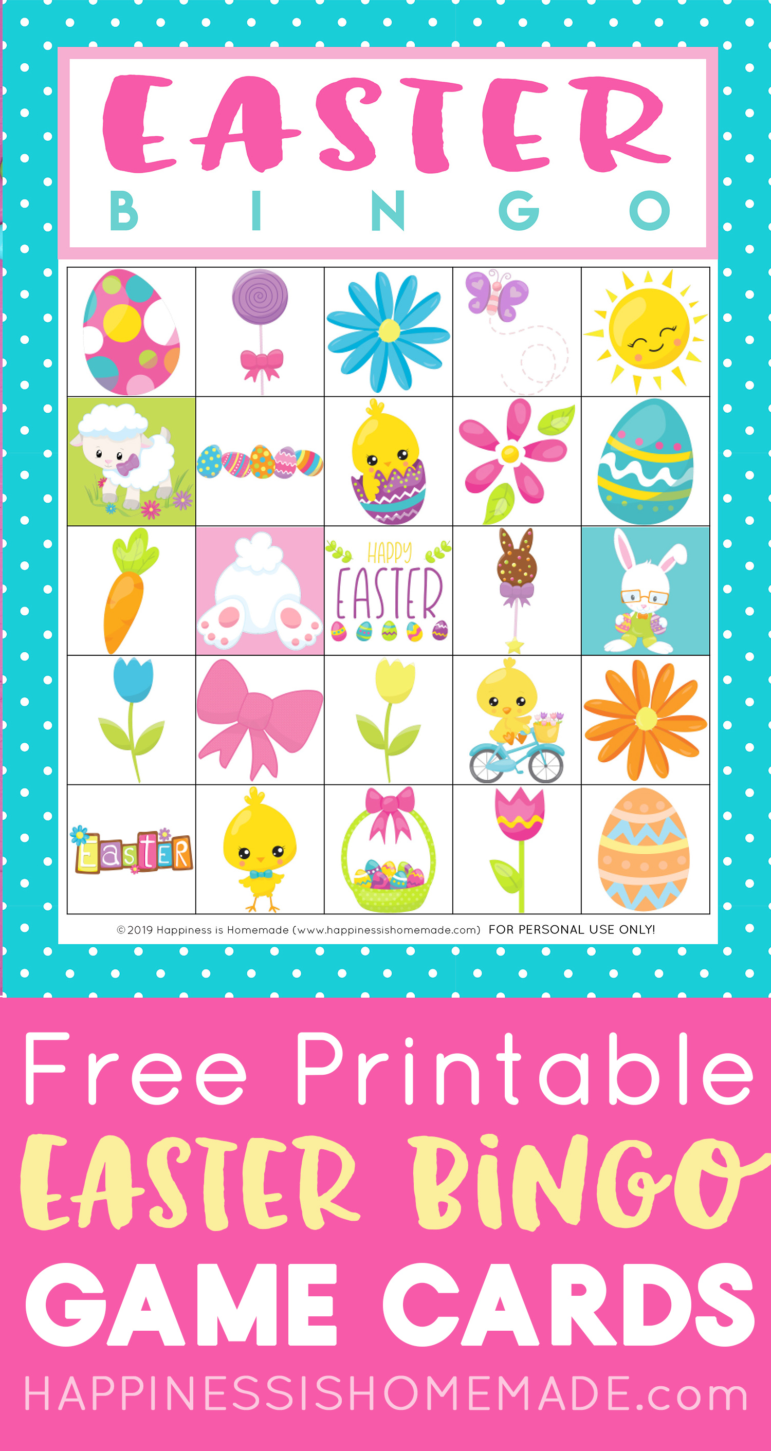 Easter Bingo Free Printable Printable Word Searches