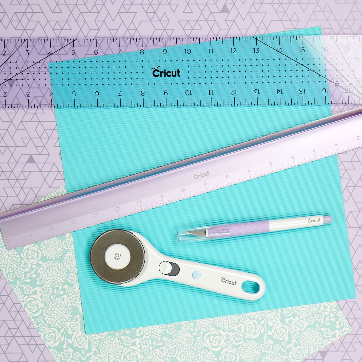 A Close Up of a Set of Cricut Hand Tools