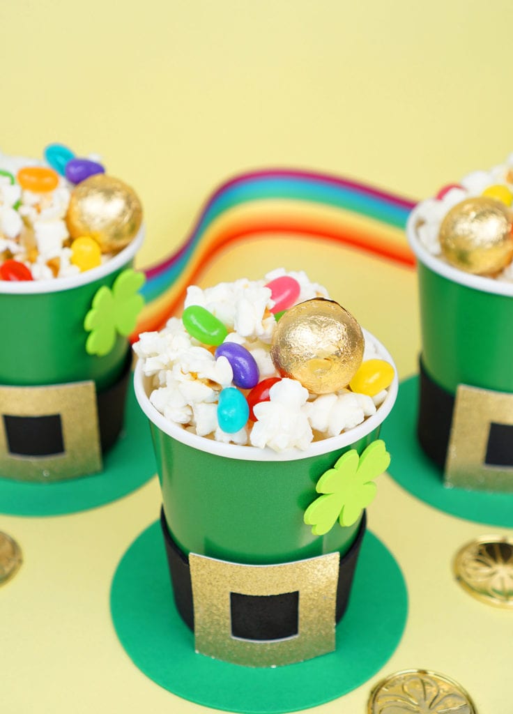 leprechaun hat st patricks day treat cups