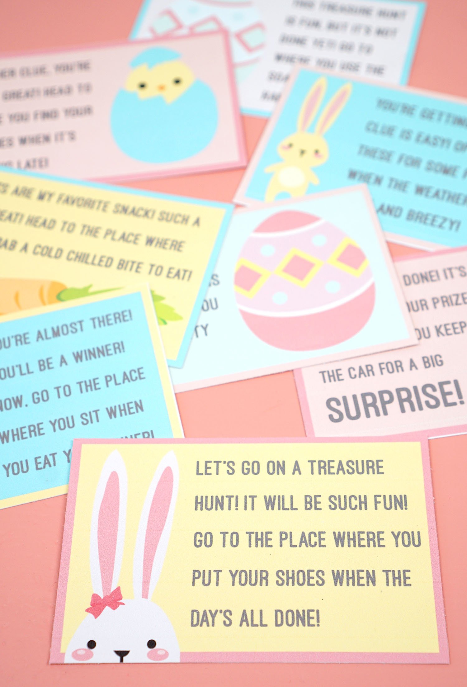 printable easter scavenger hunt game