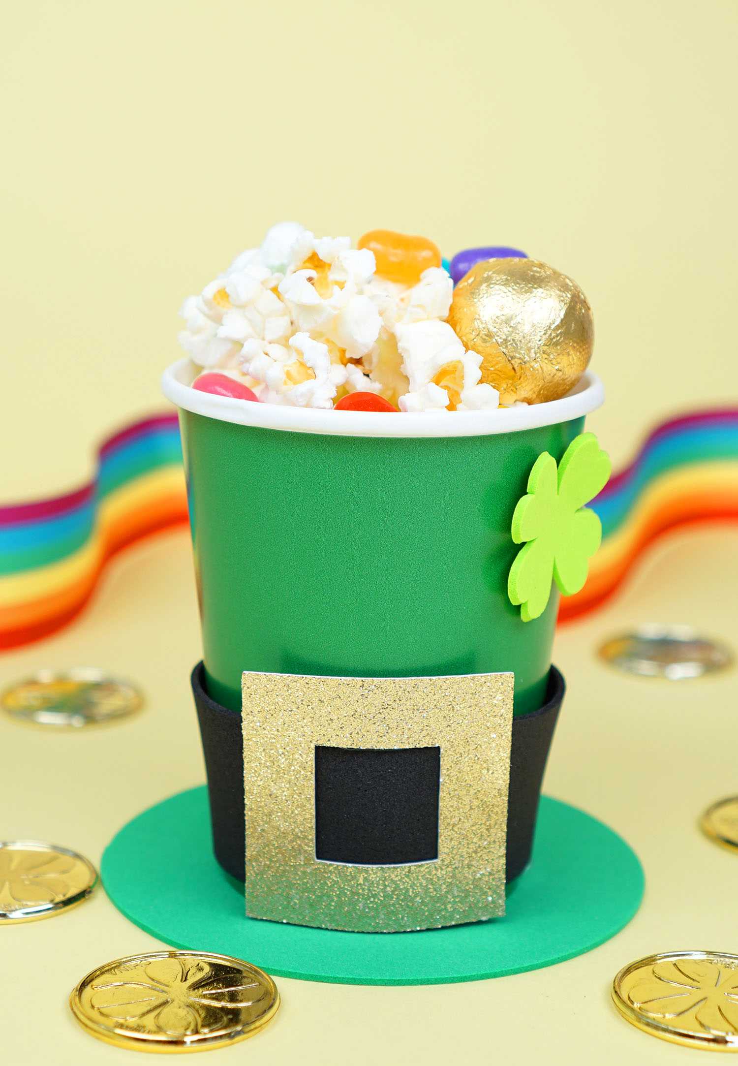 treat cups for st patricks day 
